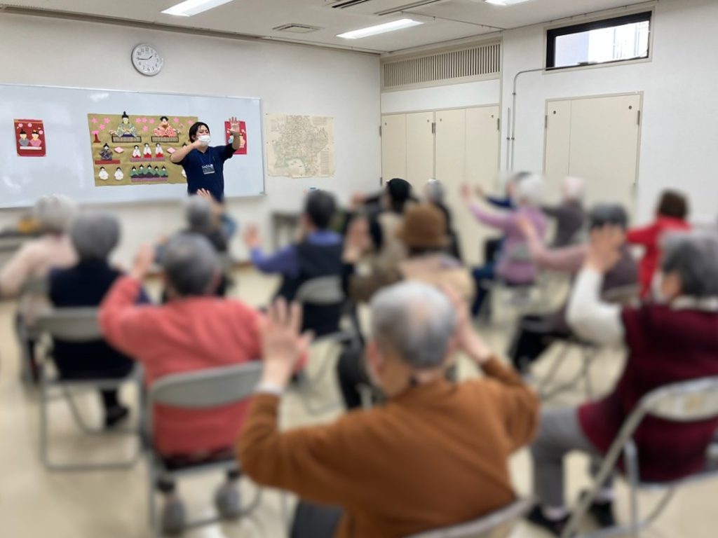 地域の体操教室に講師として参加しました@神戸店